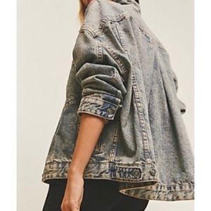 Free People Opal Jean Jacket NWT- Size Large